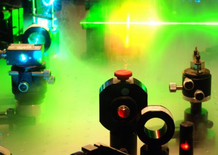 Montage de spectroscopie de nano-particules